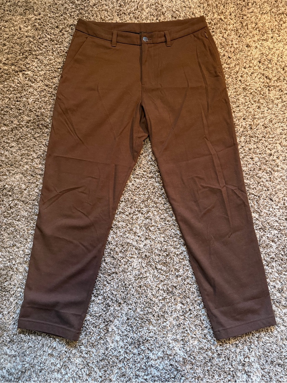 lululemon athletica Chocolate Brown Slim Chinos